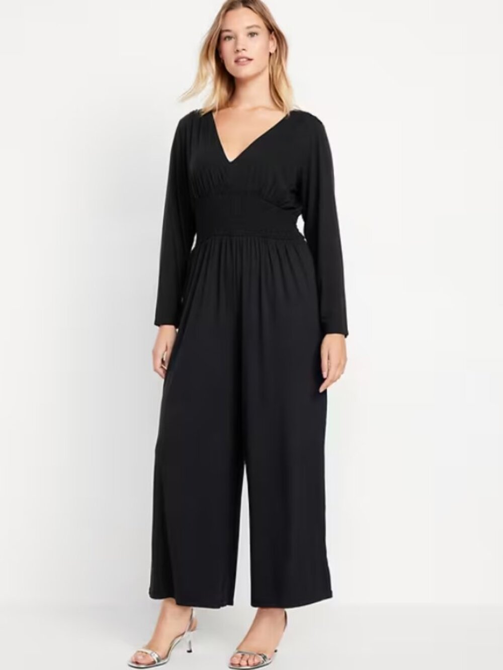 Old Navy Waist-Defined V-Neck Jumpsuit